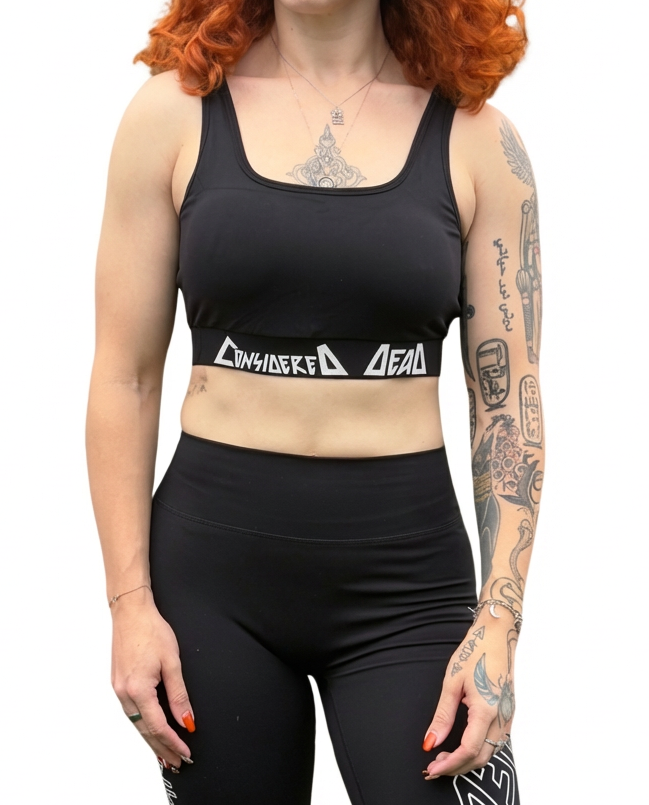 Considered Dead Bamboo Cotton Active Sports Bra