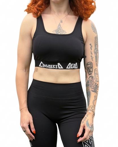 Considered Dead Bamboo Cotton Active Sports Bra